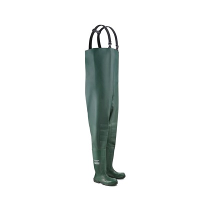 Dunlop® - Wathose Actifort JobGUARD Chest Wader Full Safety, grün, Größe 44