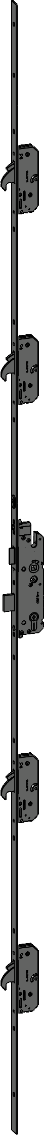 WINKHAUS Automatik Mehrfachverriegelung T-AV4D-F2460 L124/35 A9 92/8 M4 RS GR,