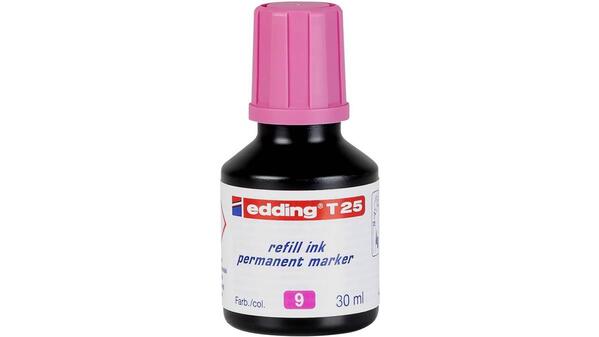 Edding Nachfülltinte Marker 4-T25009 Rosa 30ml je Pack