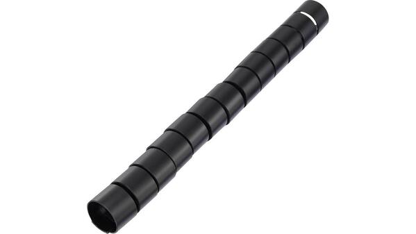 1m TRU Components TC-KL32BKZ-15M203 Kabelschlauch 32mm (max) Schwarz Meterware