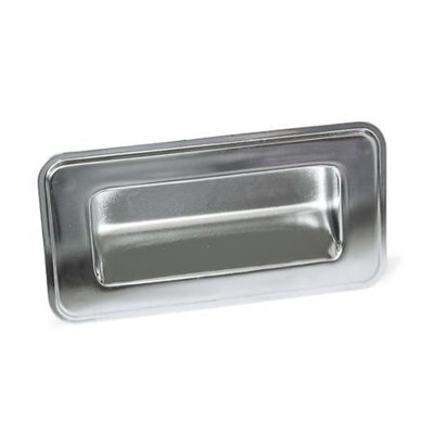 Ganter Norm® - 7332-155-C-2-EP Edelstahl-Griffschalen, zum Anschrauben