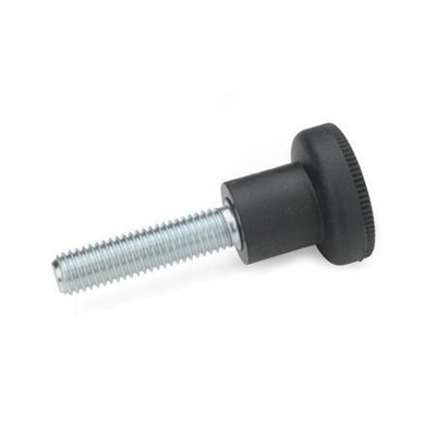 Ganter Norm® - 676-31-M8-30-SG Rändelknopfschrauben, Kunststoff