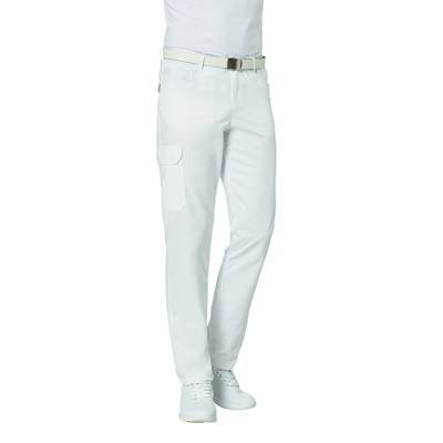 Leiber - Medizinhose 2 Schenkeltaschen weiß 12/7720/01, Größe 64