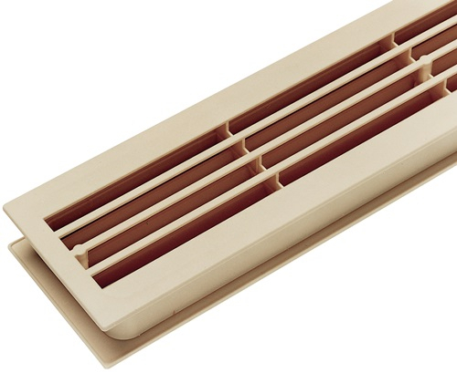 10x Badezimmerlüftung L.452mm B.92mm braun Ecken ger. - 10692220