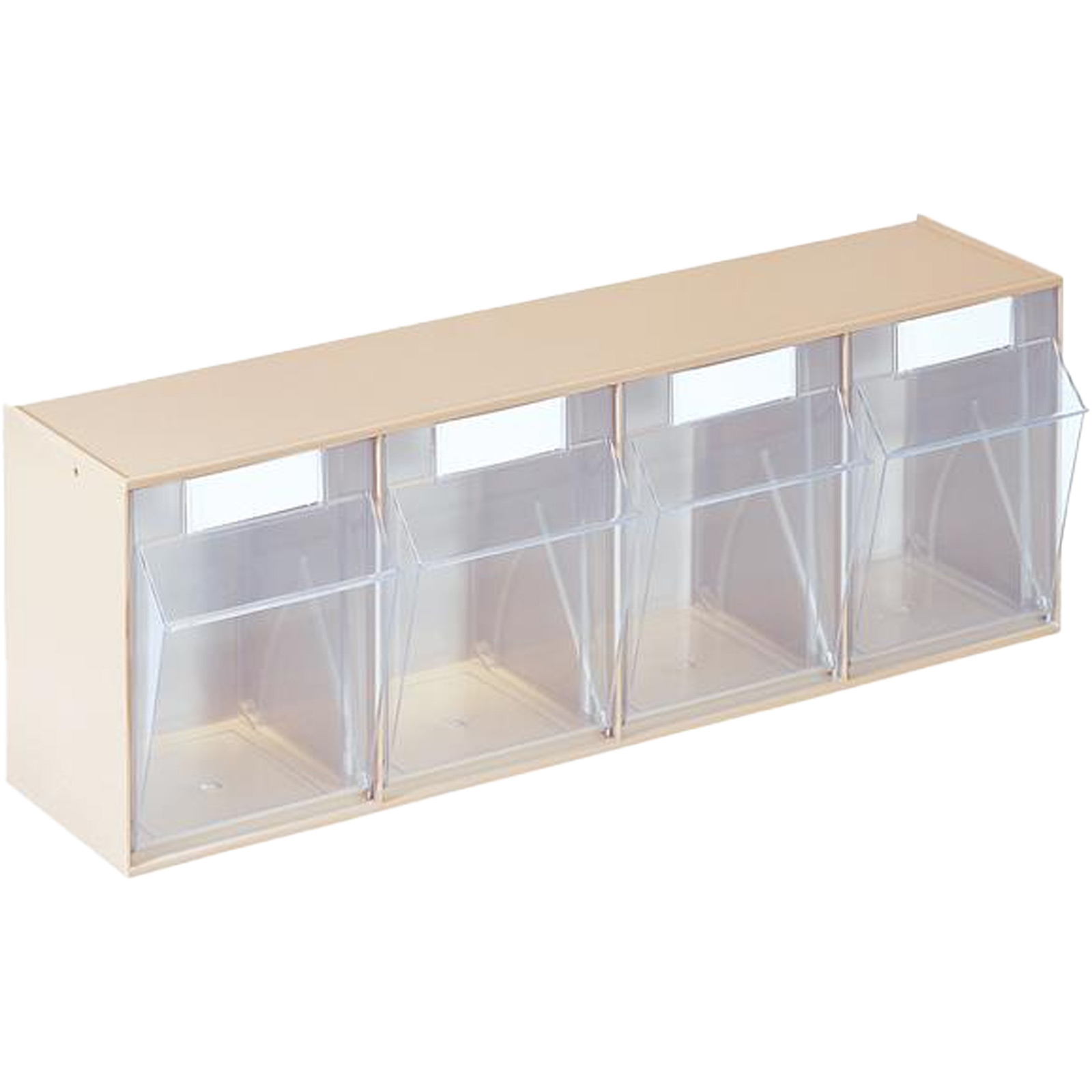 Lockweiler Klarsichtmagazin H 207 x B 600 x T 172 mm beige - 1500482